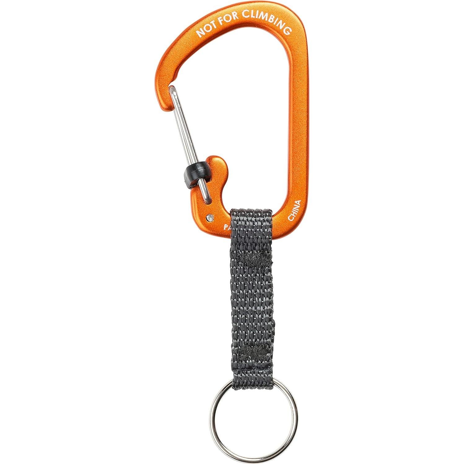 Llavero Mosquetón Nite Ize SlideLock Aluminio Naranja