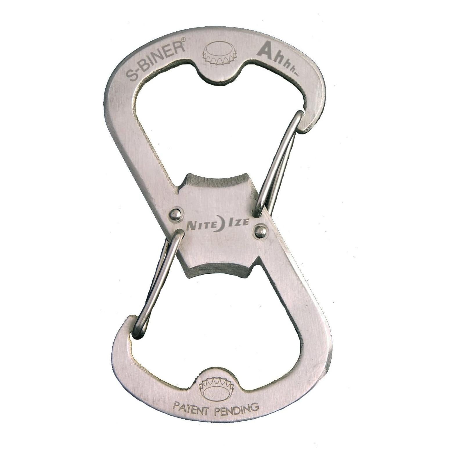 Mosquetón S-Biner Ahhh Nite Ize Acero Inoxidable 1 Unidad