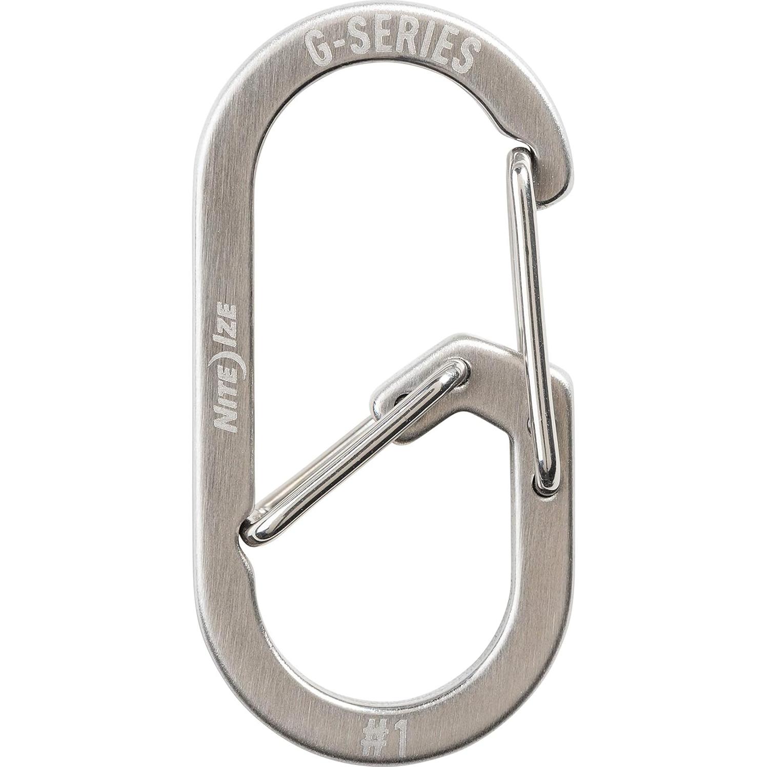 Carabiner Doble Cámara Nite Ize G-Series Acero Inoxidable