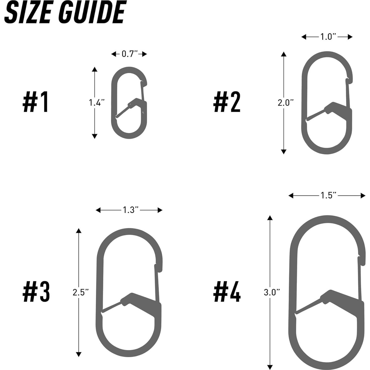 Carabiner Doble Cámara Nite Ize G-Series Acero Inoxidable