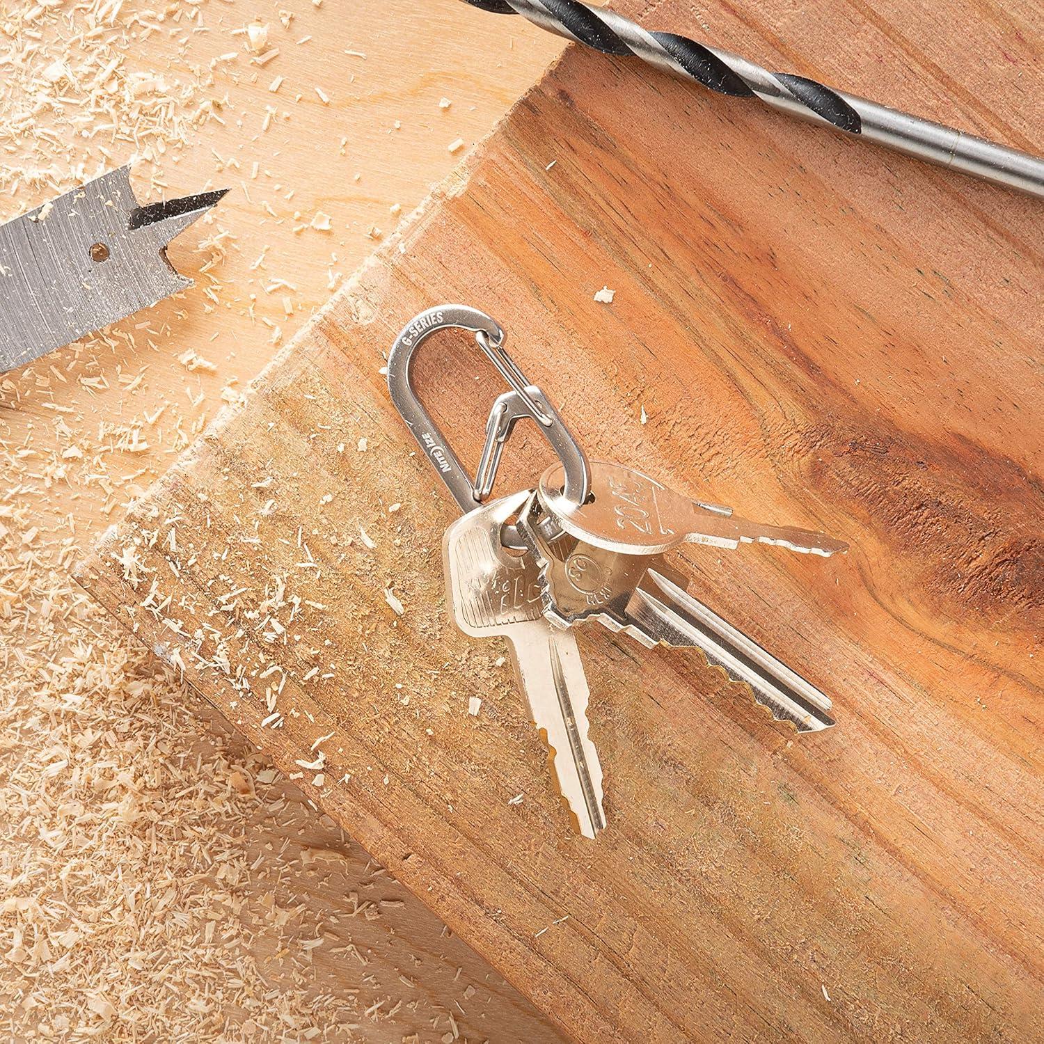 Carabiner Doble Cámara Nite Ize G-Series Acero Inoxidable