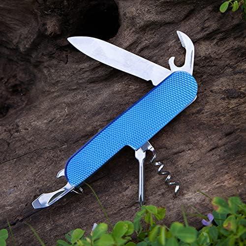 Cuchillo Suizo 12-en-1 Azul Multi Herramienta Compacto
