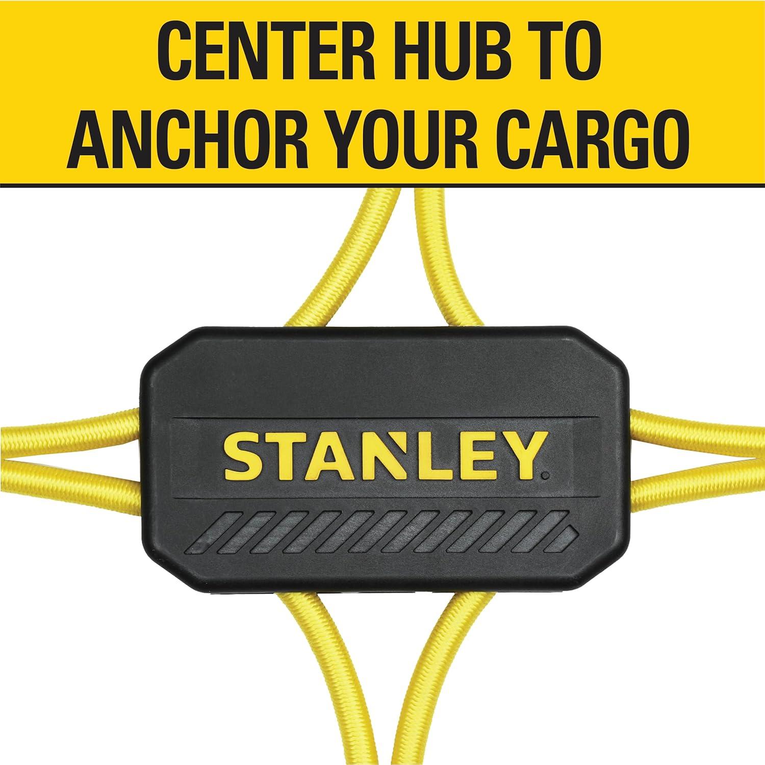 Red de Carga Ajustable STANLEY S3007 Negra y Amarilla 121.92 cm