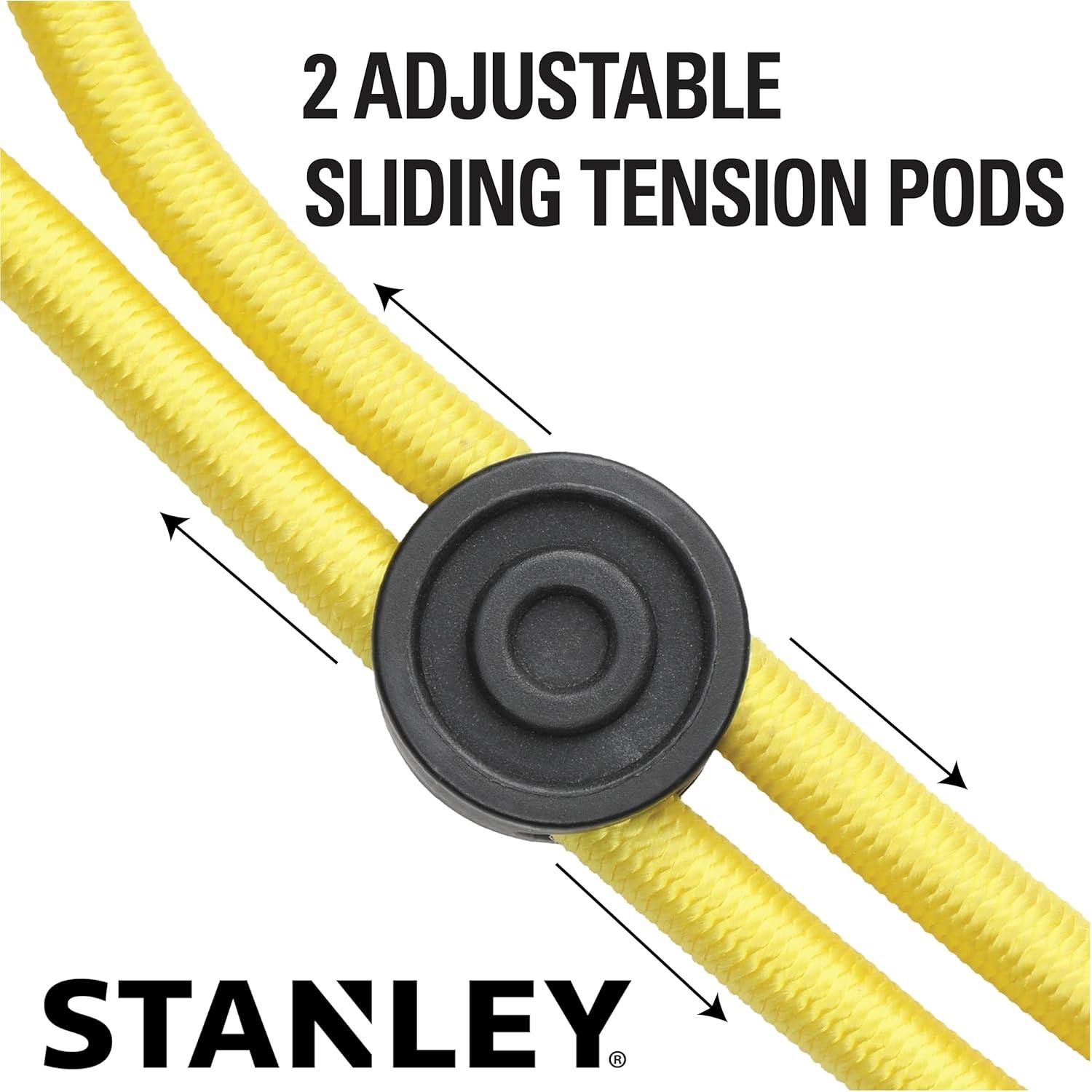 Red de Carga Ajustable STANLEY S3007 Negra y Amarilla 121.92 cm