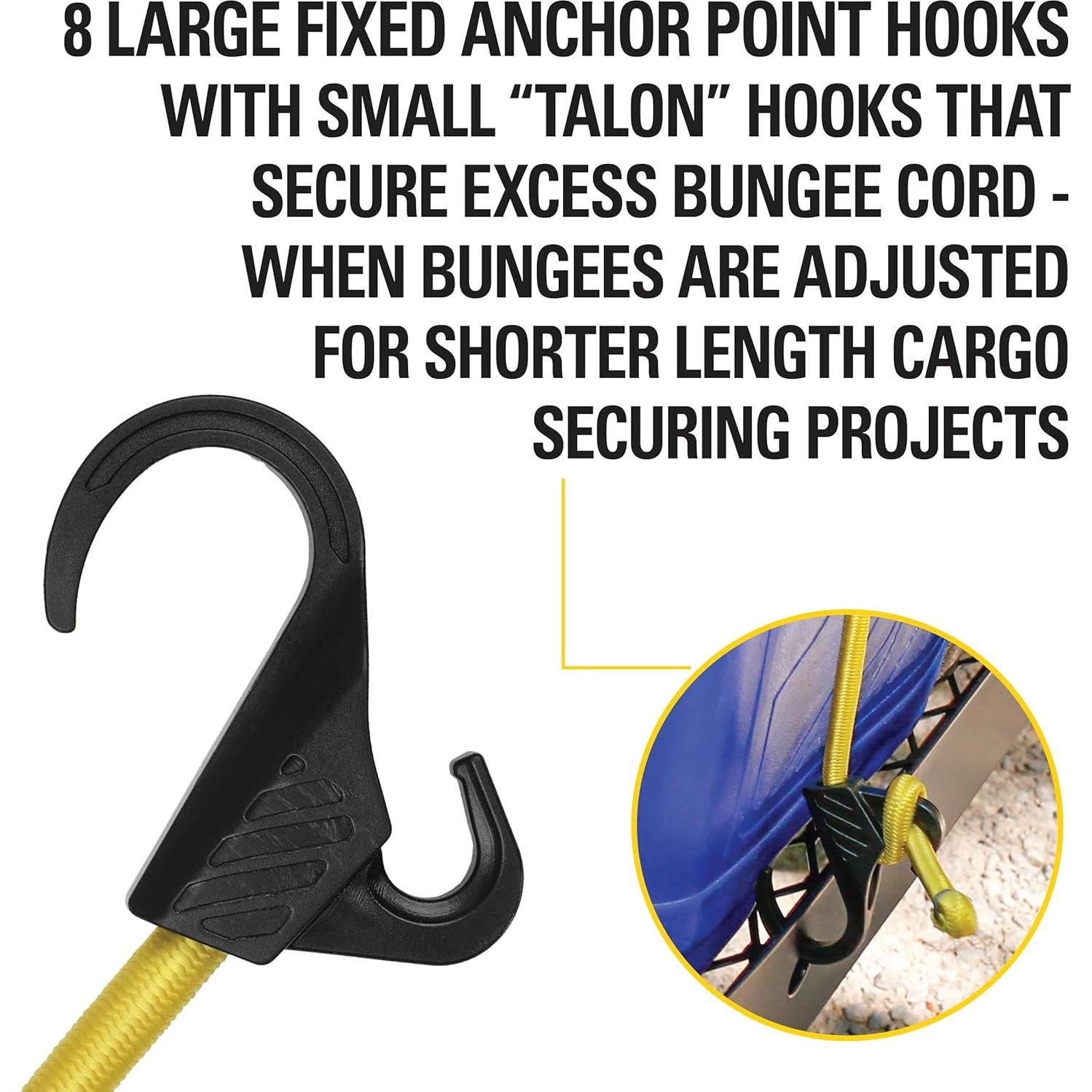 Red de Carga Ajustable STANLEY S3007 Negra y Amarilla 121.92 cm