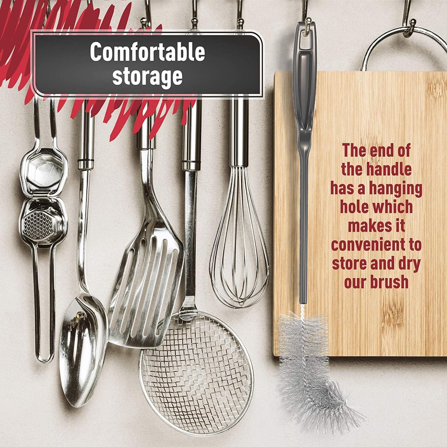 Cepillo Limpiador de Botellas Konex 40.64 cm - Paquete de 3