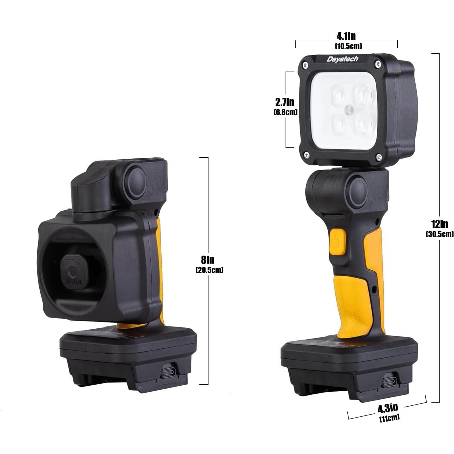 Luz de Trabajo LED Inalámbrica DAYATECH DY-363Z 3000 Lúmenes