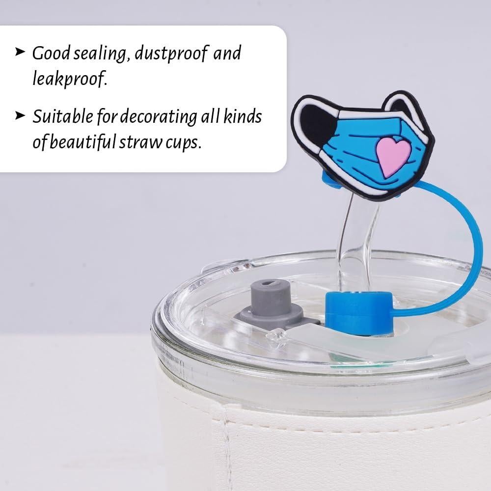 Cubiertas de Pajitas Reutilizables NOVGATU 8 Piezas 9-10mm