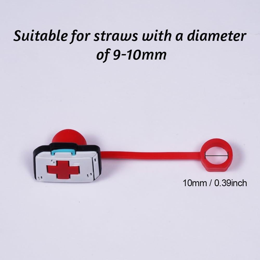 Cubiertas de Pajitas Reutilizables NOVGATU 8 Piezas 9-10mm