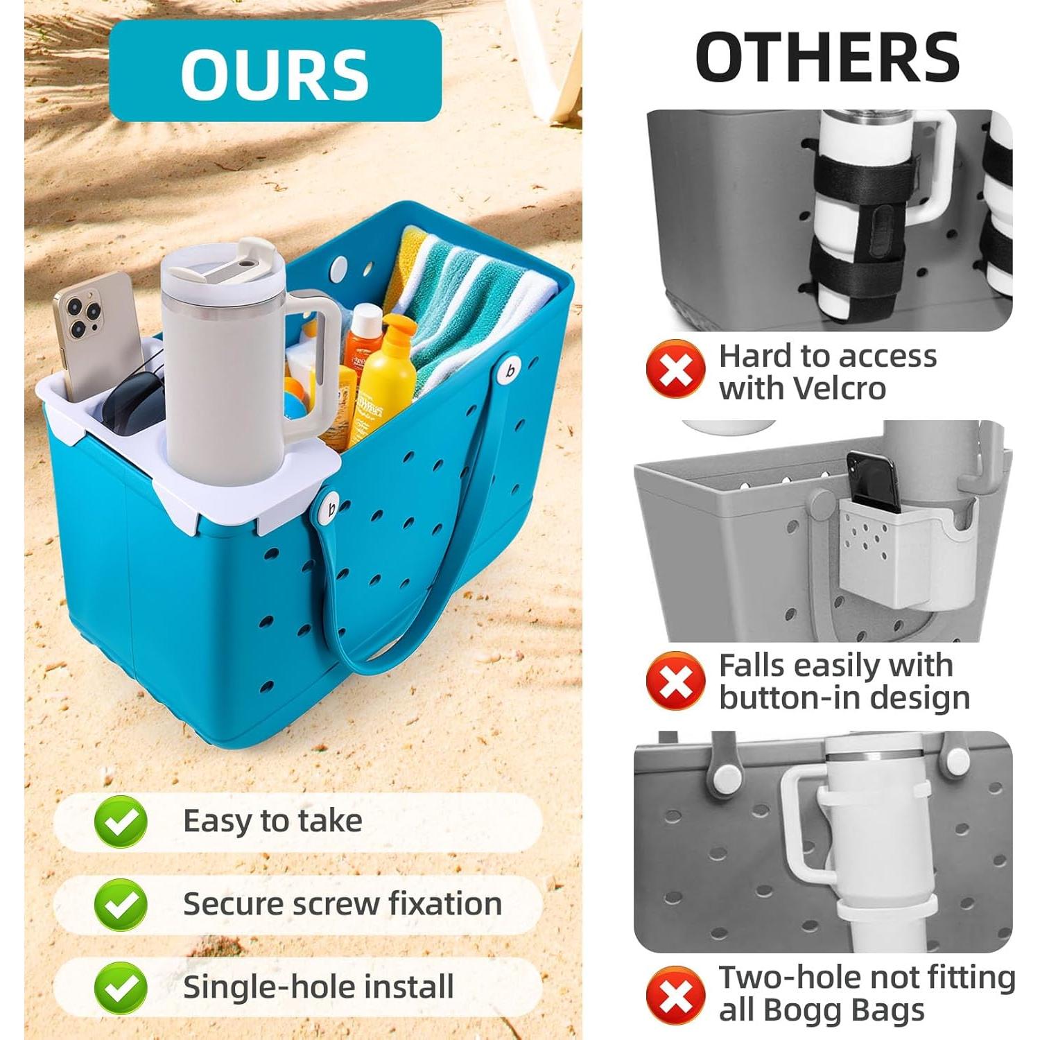 Bandeja Superior Onslowe para Bogg Bag - Blanco Semi-Abierto