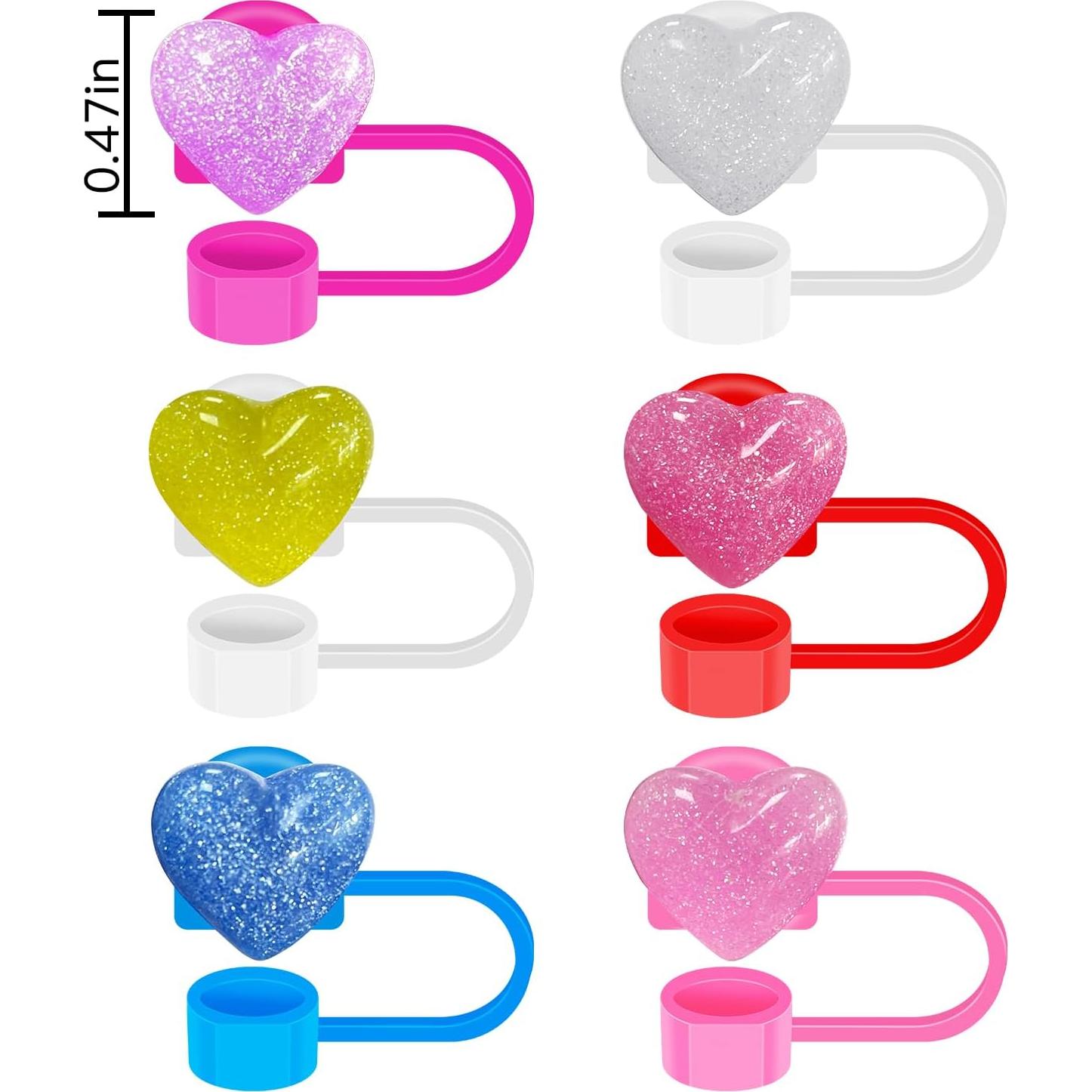 6 Tapas de Silicona para Popote Hikkcos 10mm Stanley 30/40 Oz