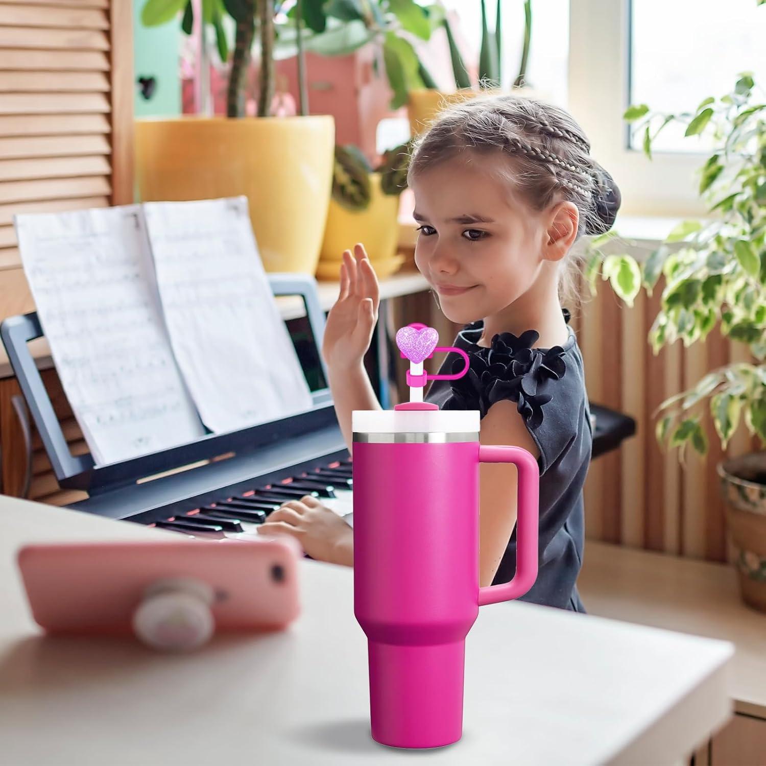 6 Tapas de Silicona para Popote Hikkcos 10mm Stanley 30/40 Oz