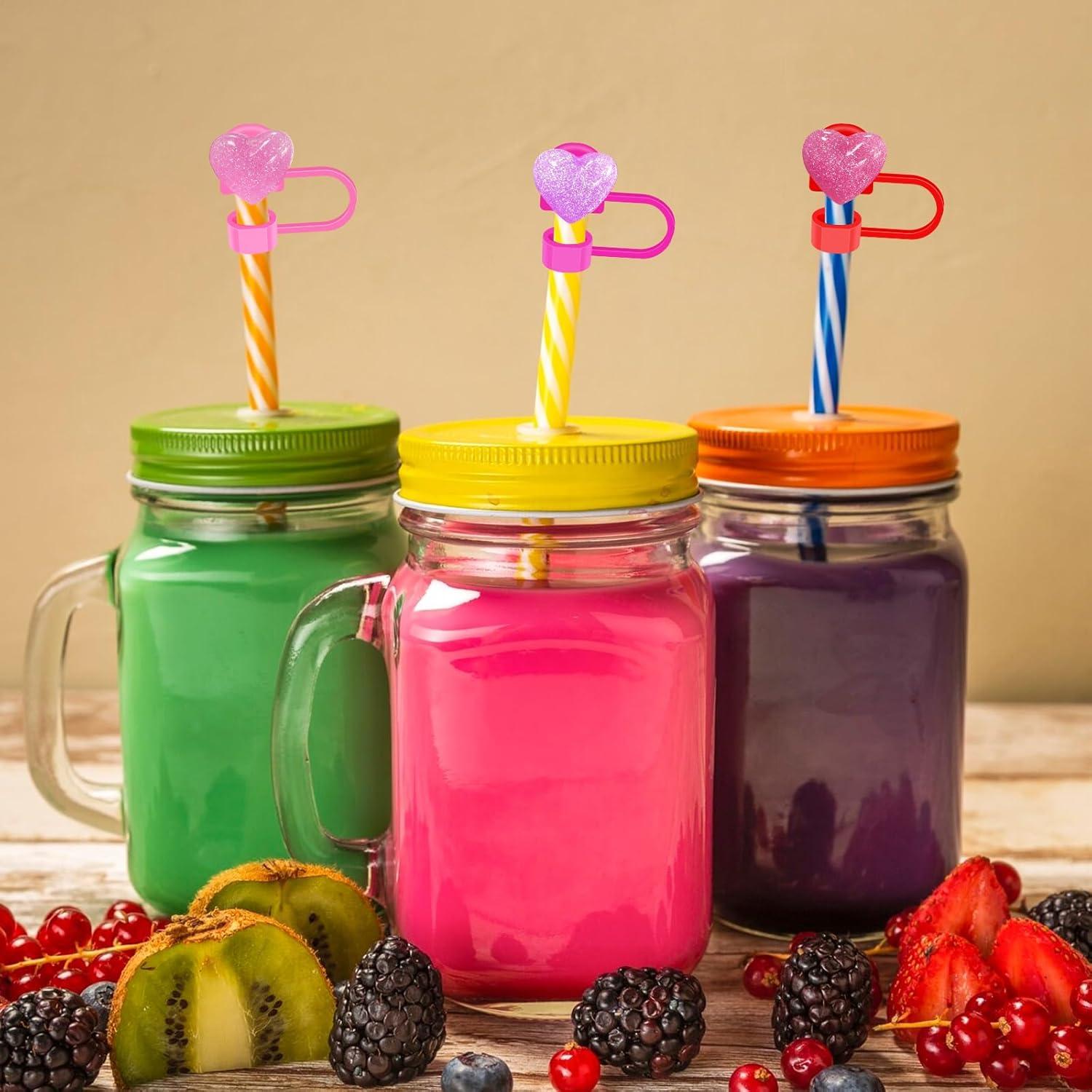 6 Tapas de Silicona para Popote Hikkcos 10mm Stanley 30/40 Oz