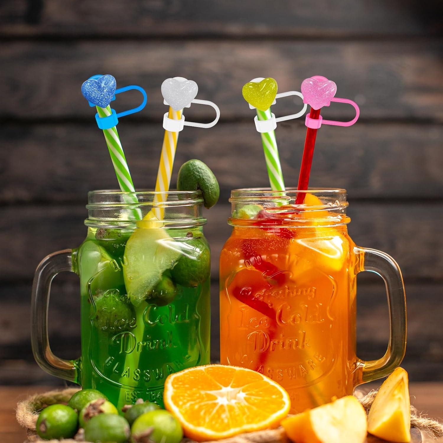 6 Tapas de Silicona para Popote Hikkcos 10mm Stanley 30/40 Oz