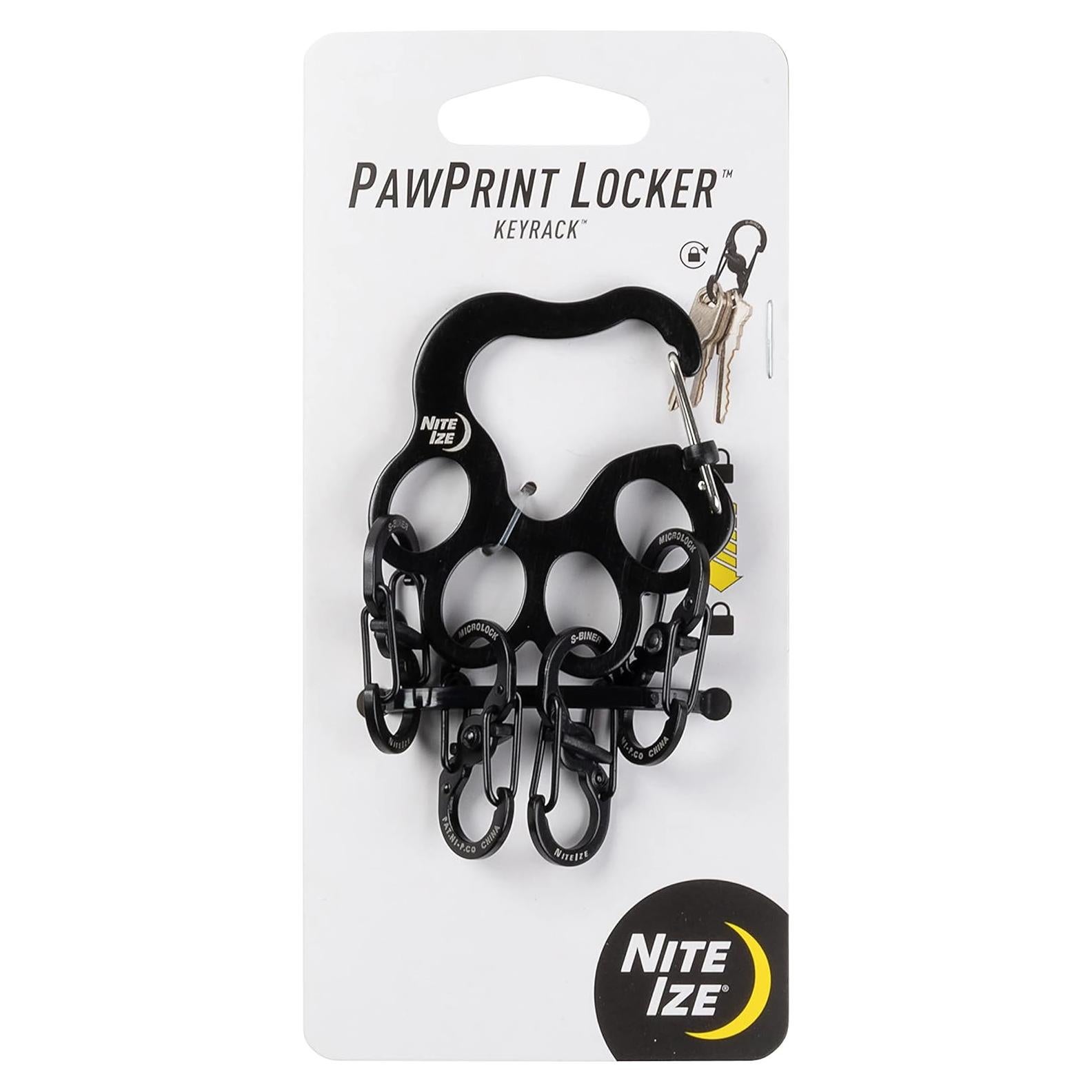 Organizador de Llaves Nite Ize Pawprint con Mosquetón