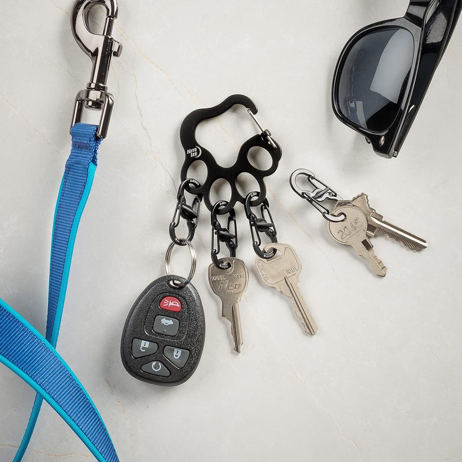 Organizador de Llaves Nite Ize Pawprint con Mosquetón