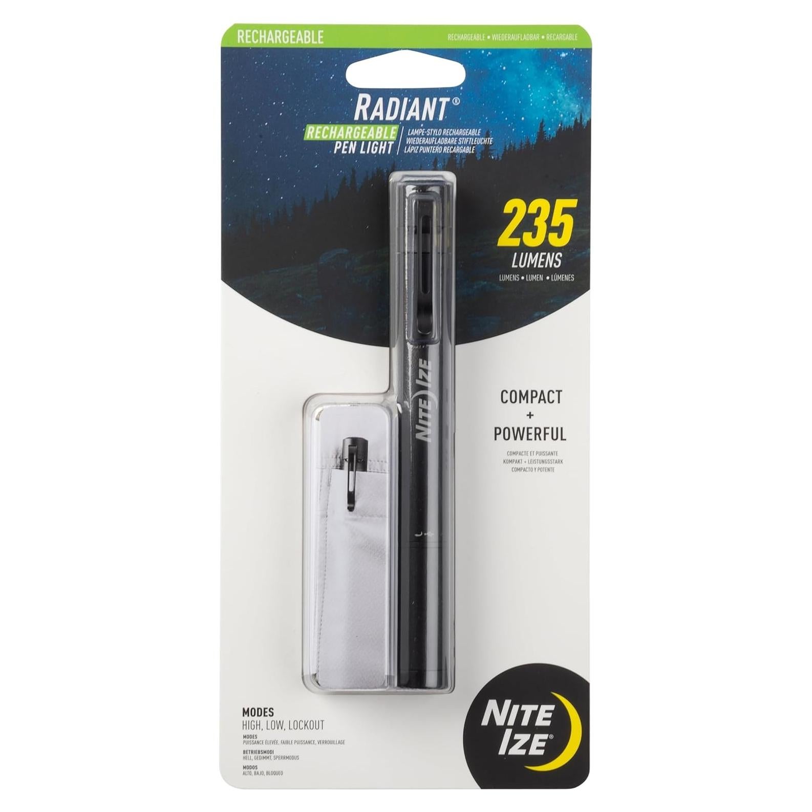 Linterna de Boligrafo Recargable Nite Ize RPLRA-01-R7 235 Lúmenes