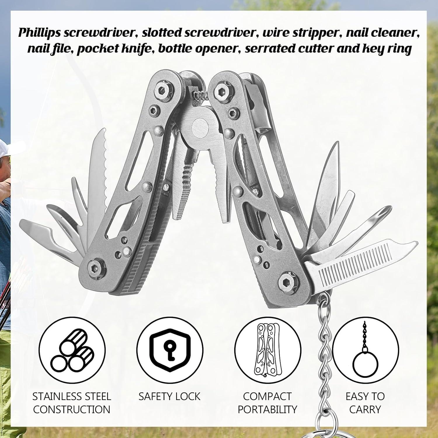 Multiherramienta Compacta Lasnten 6 Piezas Acero Inoxidable