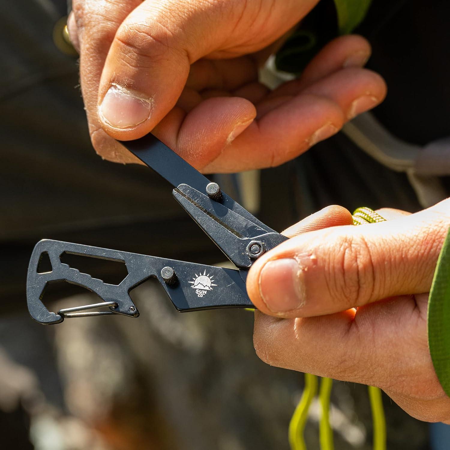 Tijeras Plegables Sun Company SwingShears - MultiHerramienta 8 Funciones