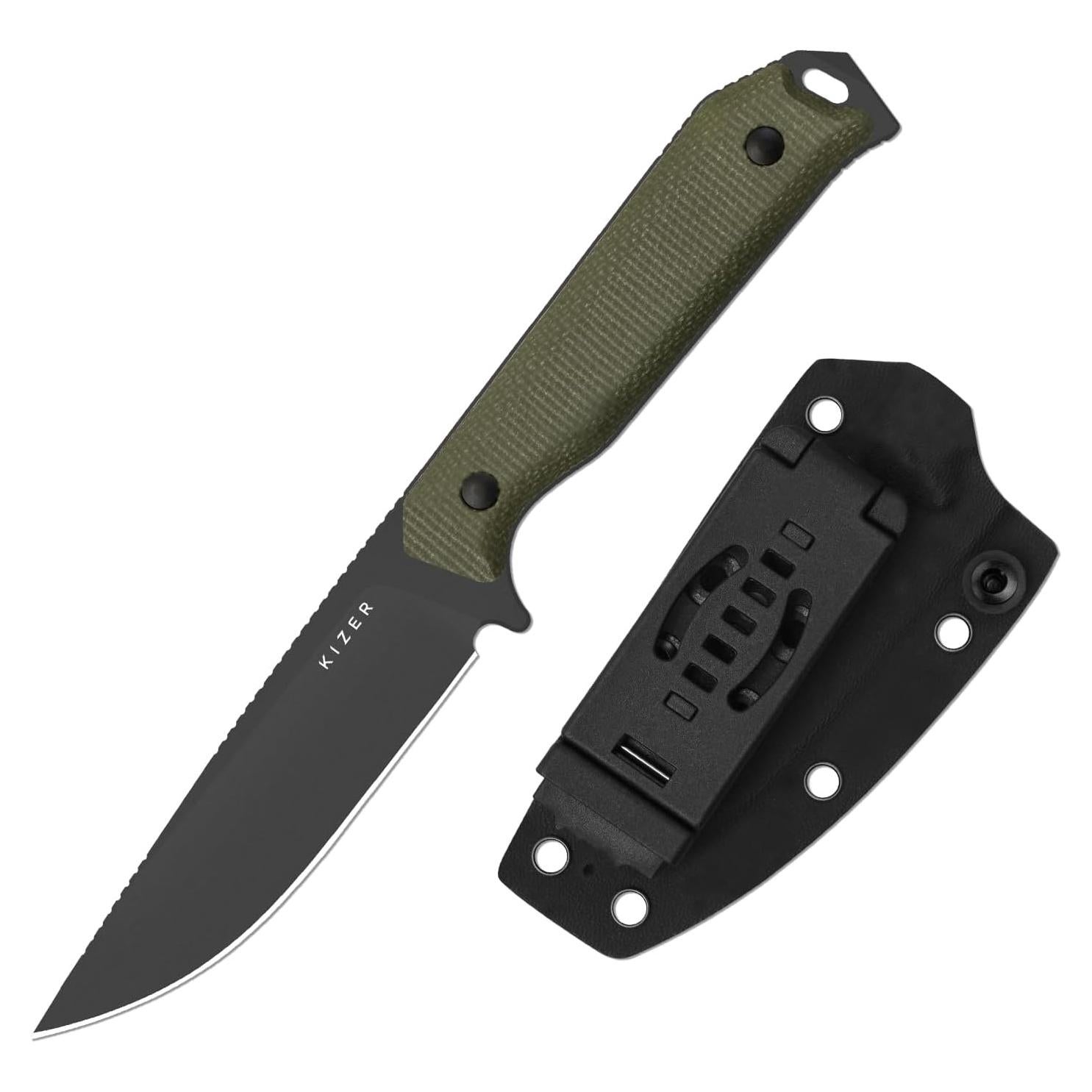 Cuchillo Fijo Kizer Begleiter Fix D2 9.6 cm con Funda Kydex
