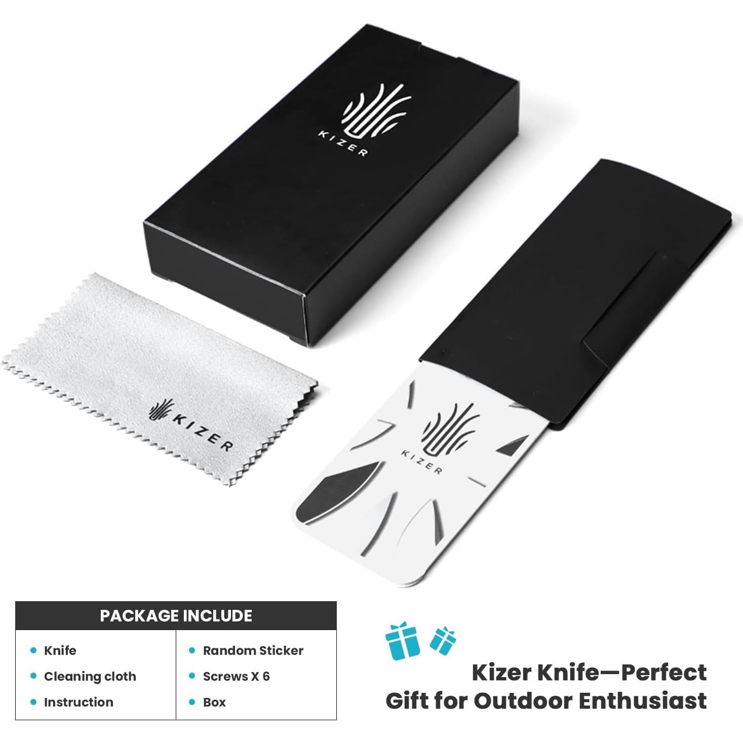 Cuchillo Plegable Kizer Banish EDC 58.5 mm Acero Nitro-V