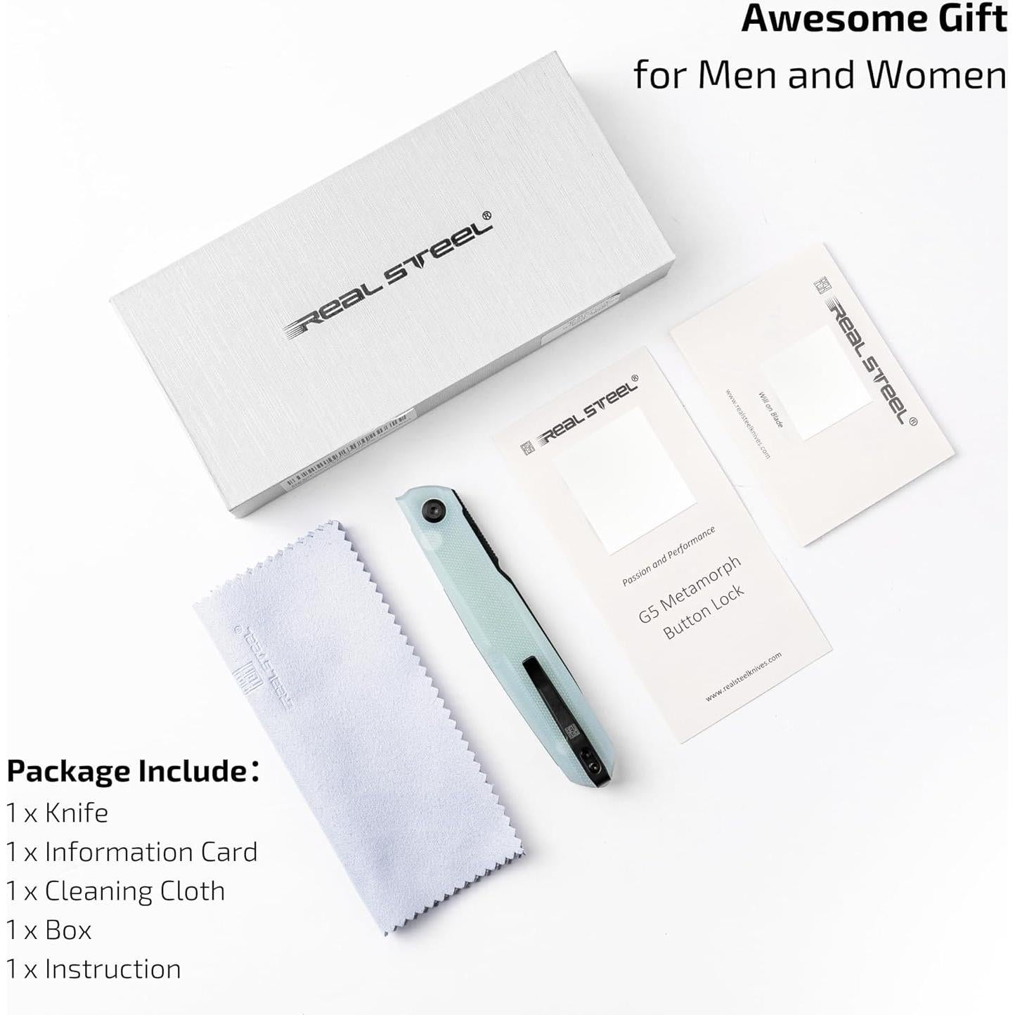 Cuchillo Plegable REALSTEEL G5-Metamorph 9.19 cm Acero 14C28N