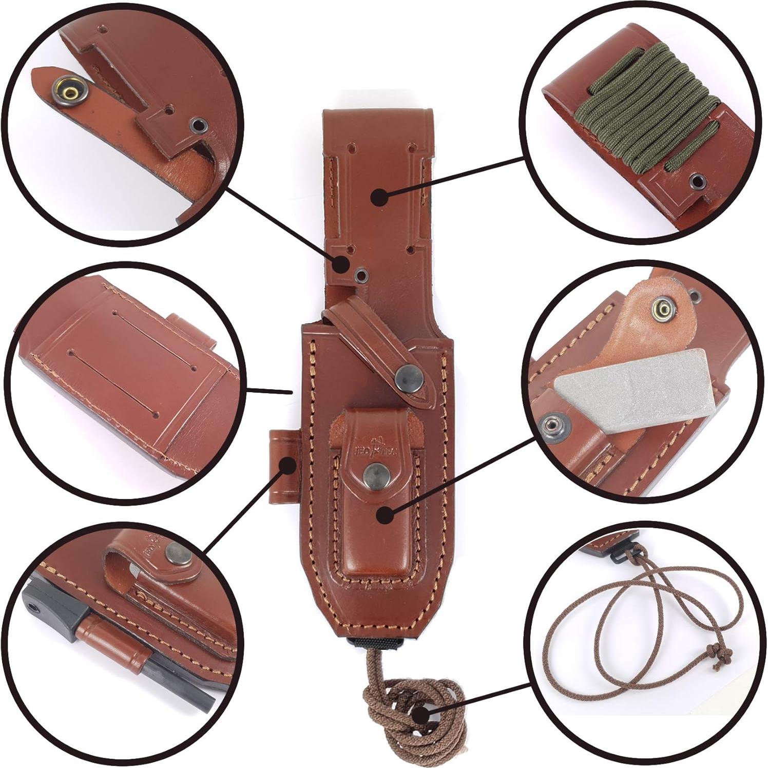 Cuchillo Bowie JEO-TEC N°37 Full Tang 30.5 cm Cocobolo