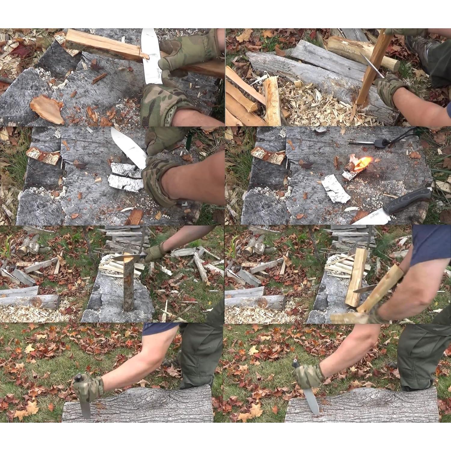 Cuchillo Bowie JEO-TEC N°37 Full Tang 30.5 cm Cocobolo