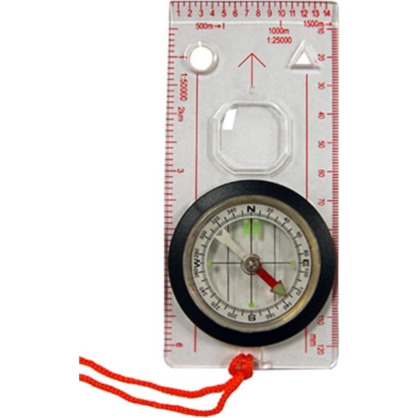 Brújula de Mapa UST Deluxe con Base Elevada y Bezel Giratorio