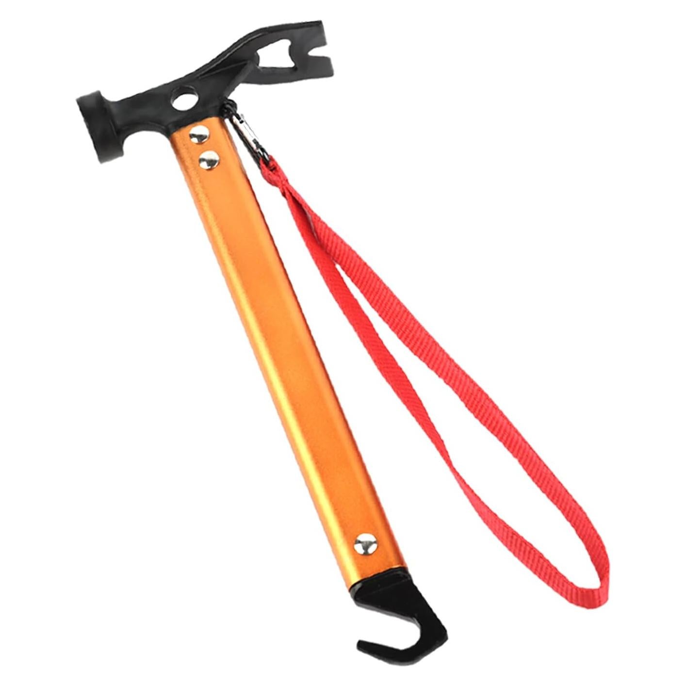 Martillo de Camping RIY 32 cm Aluminio y Acero al Carbono Naranja