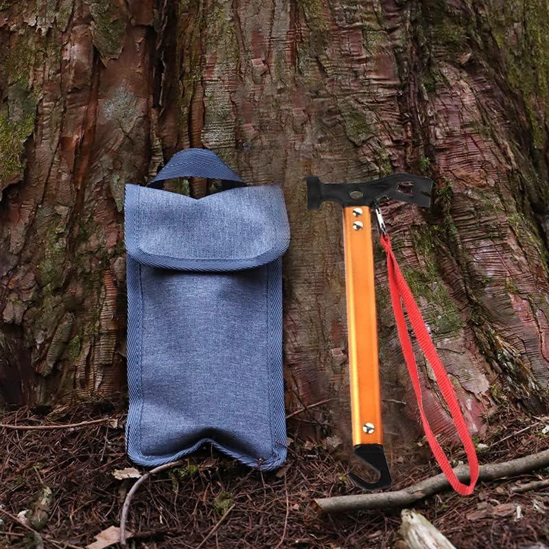 Martillo de Camping RIY 32 cm Aluminio y Acero al Carbono Naranja