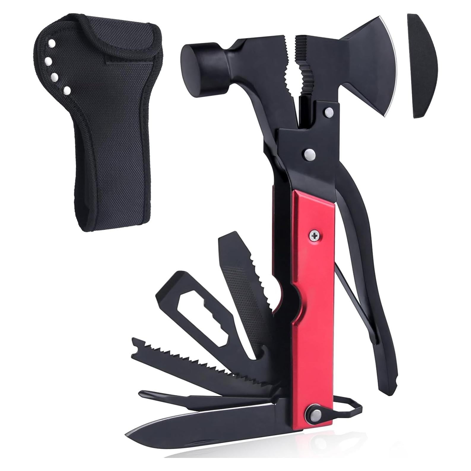 Multiherramienta 15 en 1 LEONTOOL con Hacha y Martillo