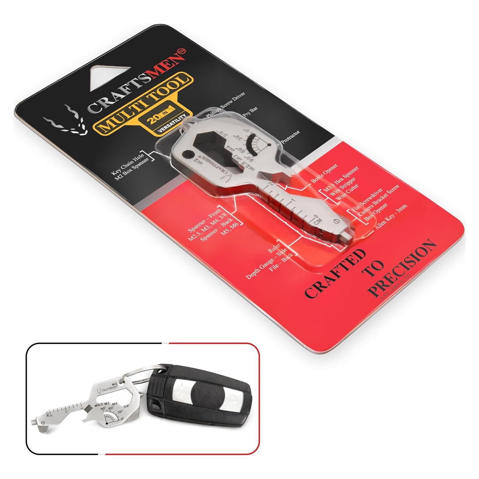 Multiherramienta 20 en 1 Craftsmen de Acero Inoxidable