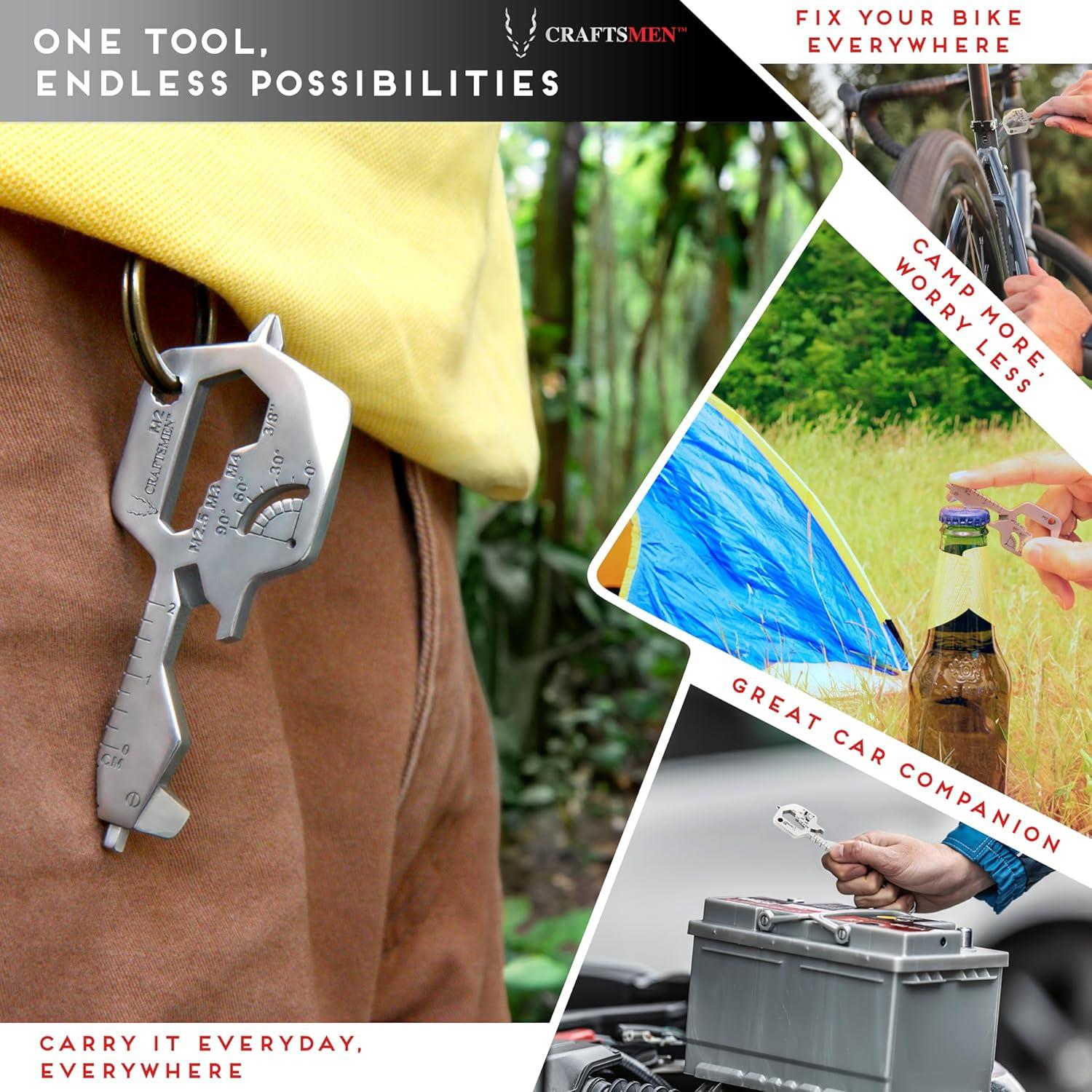 Multiherramienta 20 en 1 Craftsmen de Acero Inoxidable