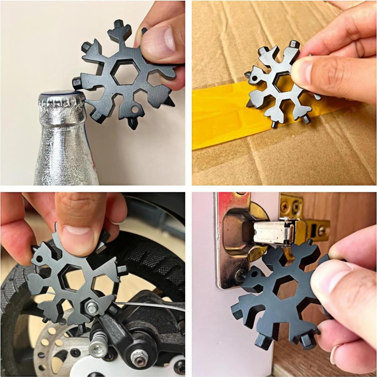 Herramienta Multiusos 18 en 1 FODARSAI Copo de Nieve