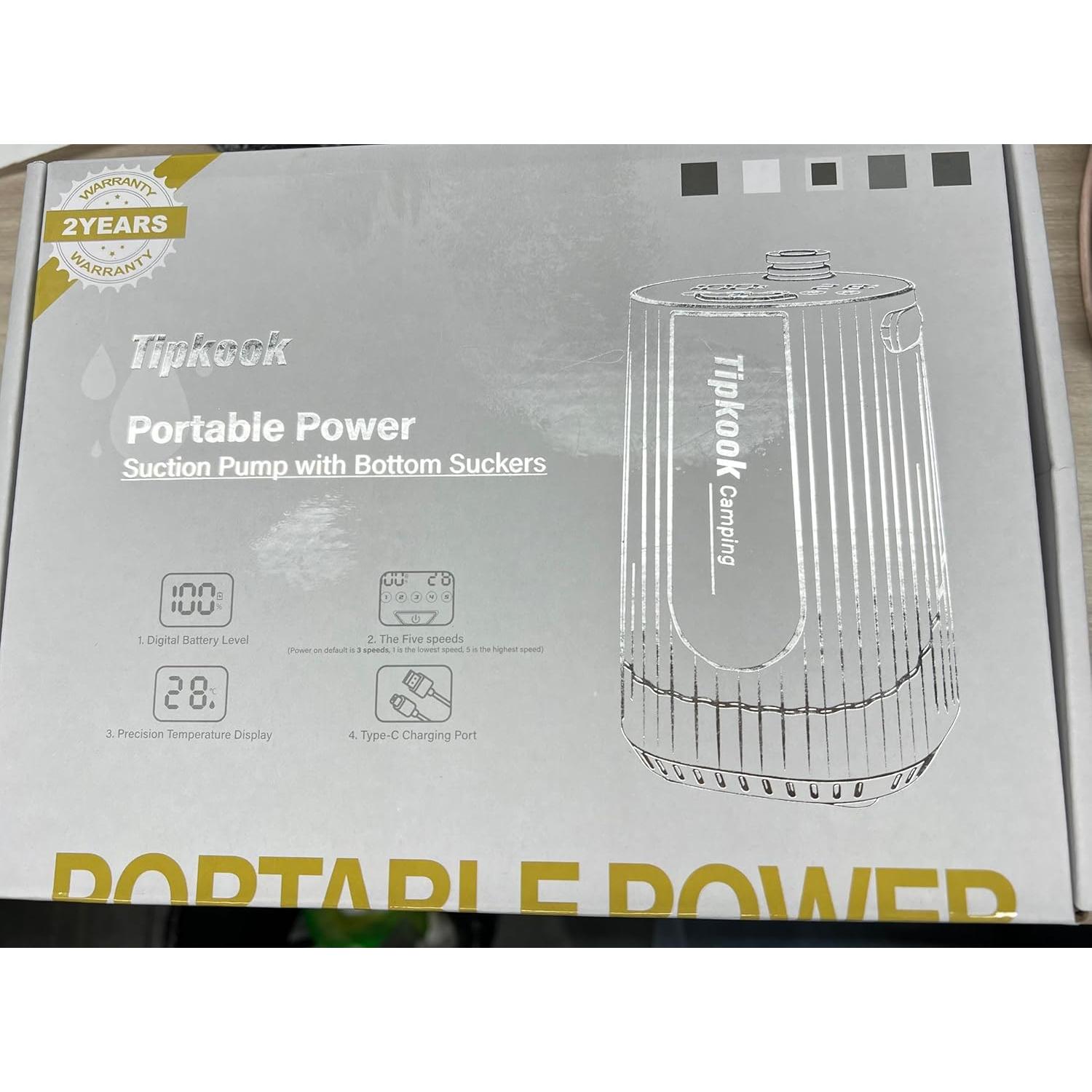 Ducha portátil recargable 10000mAh IPX8 - Bomba de camping