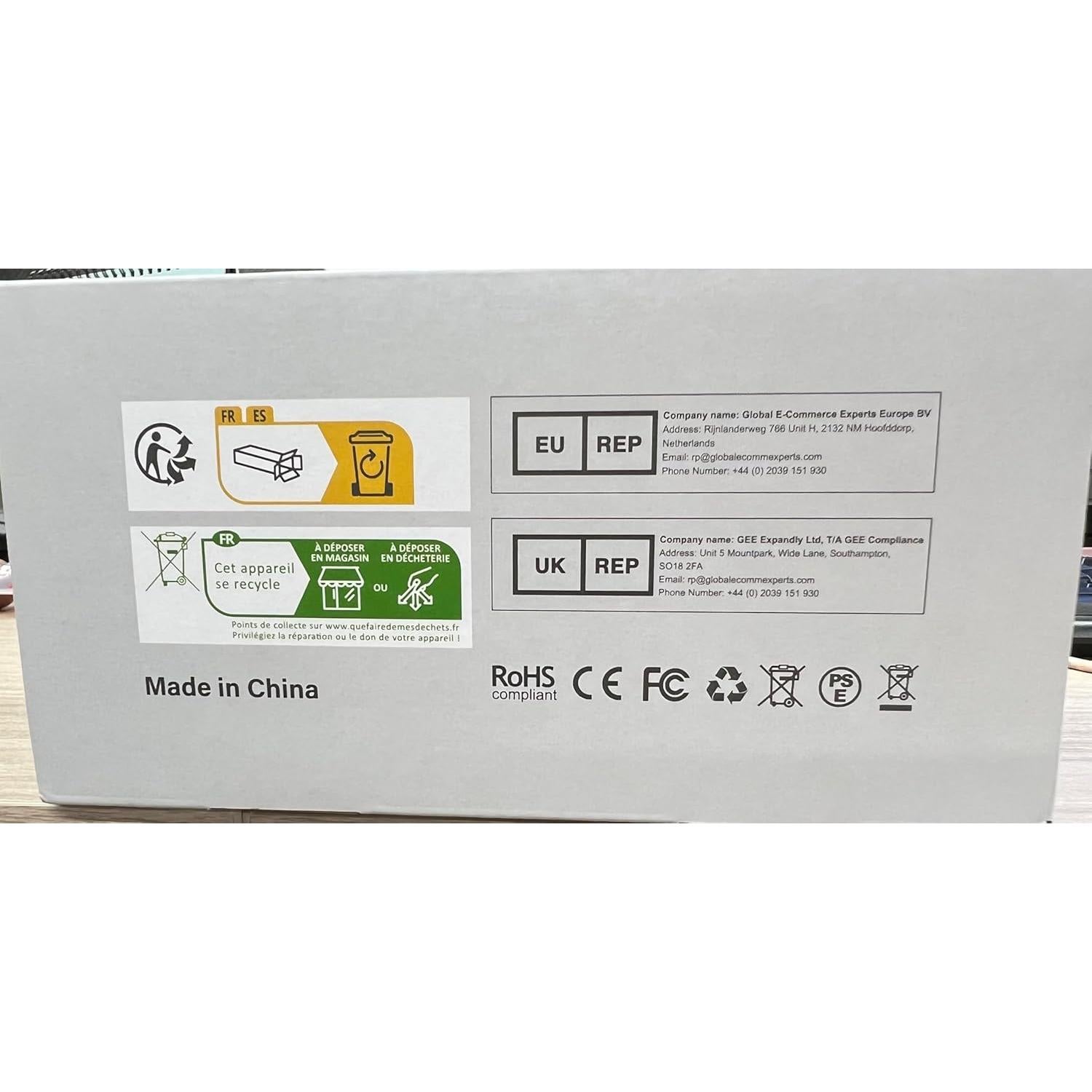 Ducha portátil recargable 10000mAh IPX8 - Bomba de camping