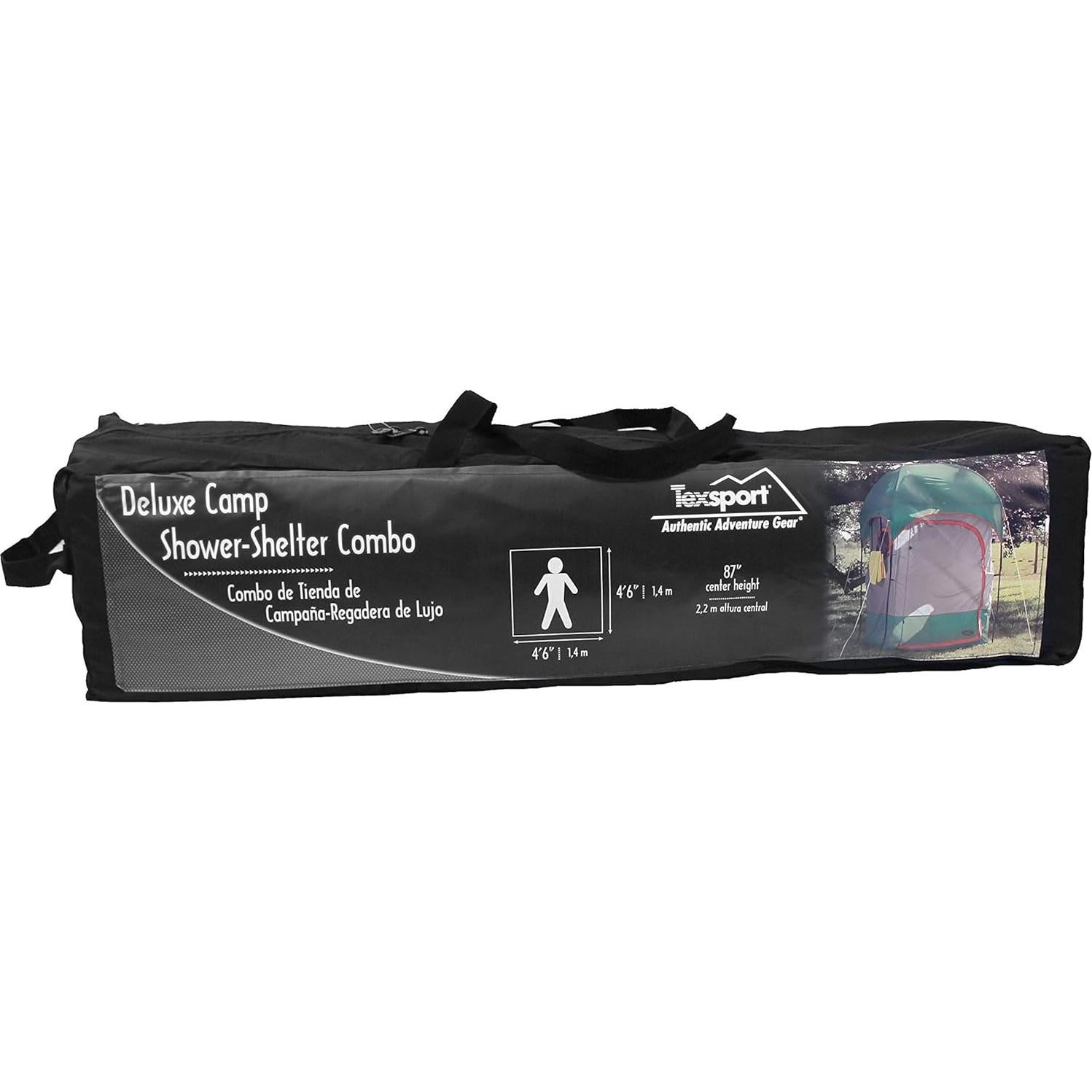 Ducha Portátil Texsport 01082 para Camping 5 Galones Gris