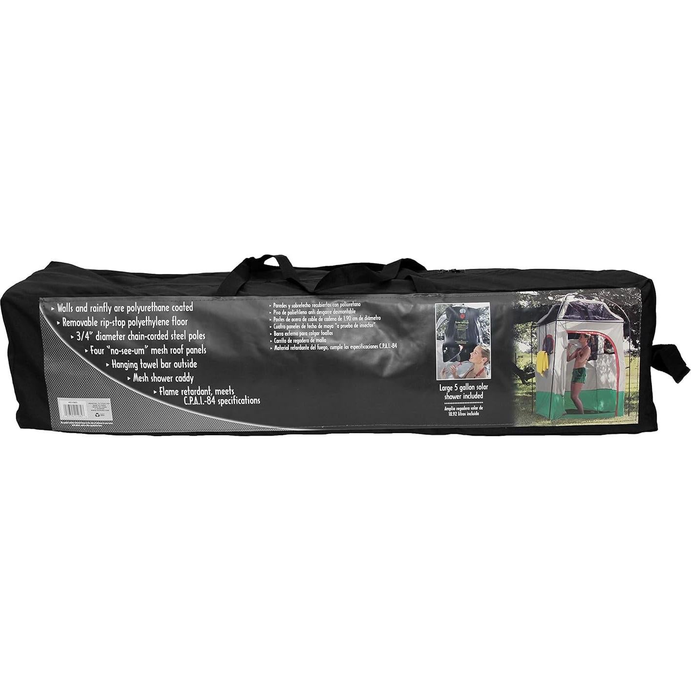 Ducha Portátil Texsport 01082 para Camping 5 Galones Gris