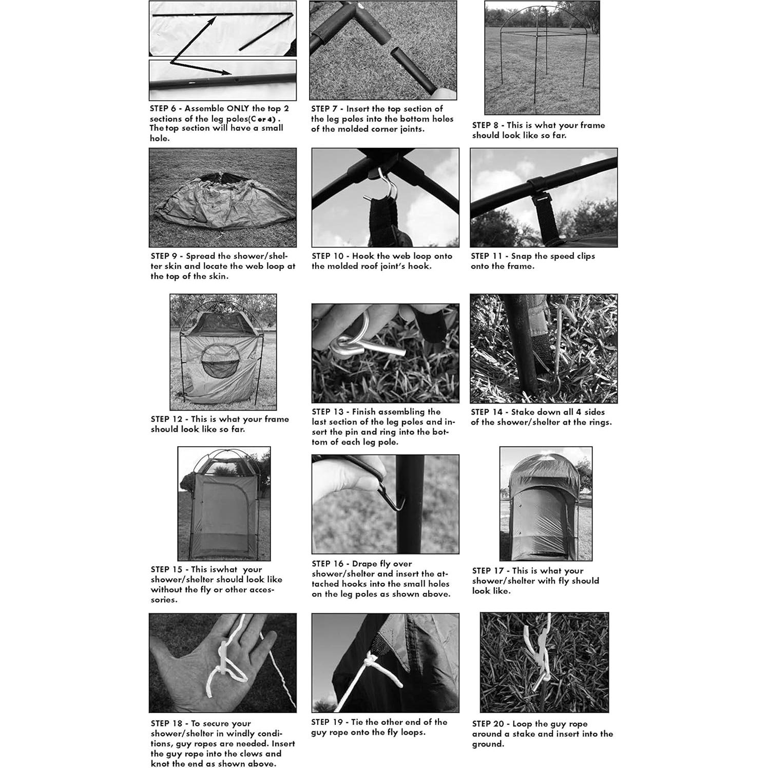 Ducha Portátil Texsport 01082 para Camping 5 Galones Gris