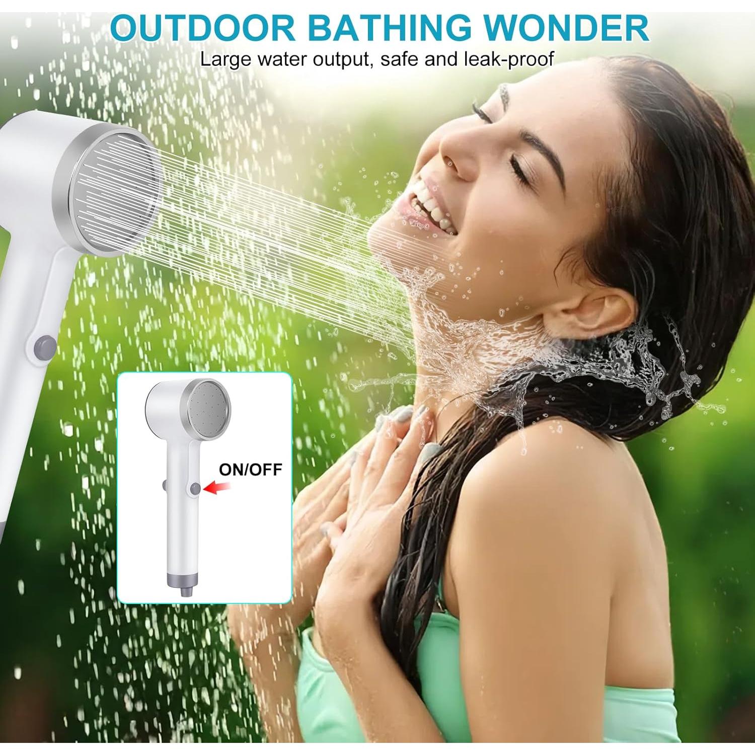 Ducha Portátil Ecumavin con Bomba Recargable 2600mAh