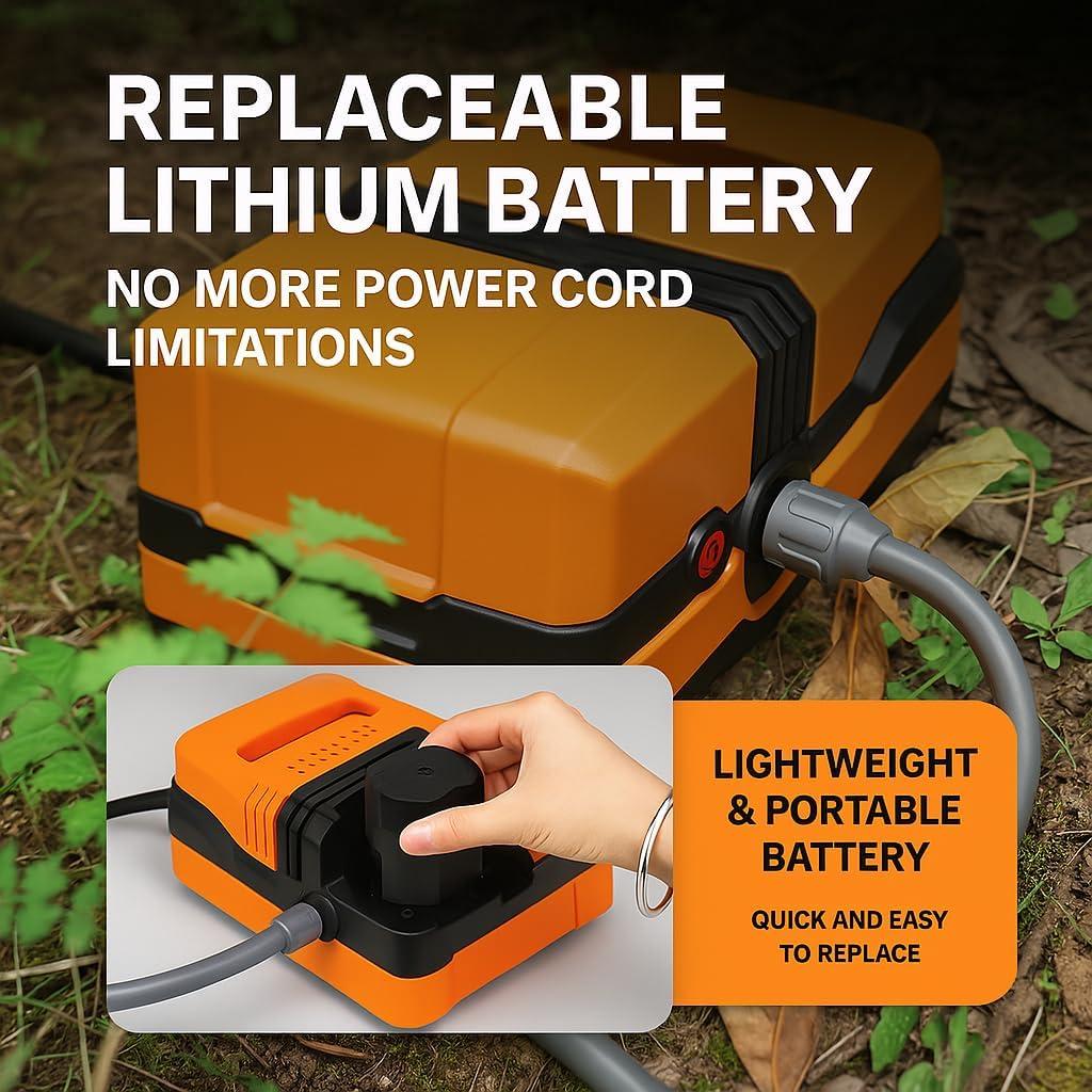 Ducha Portátil ITEHIL KINGWS-R1500SM Recargable 4 Modos