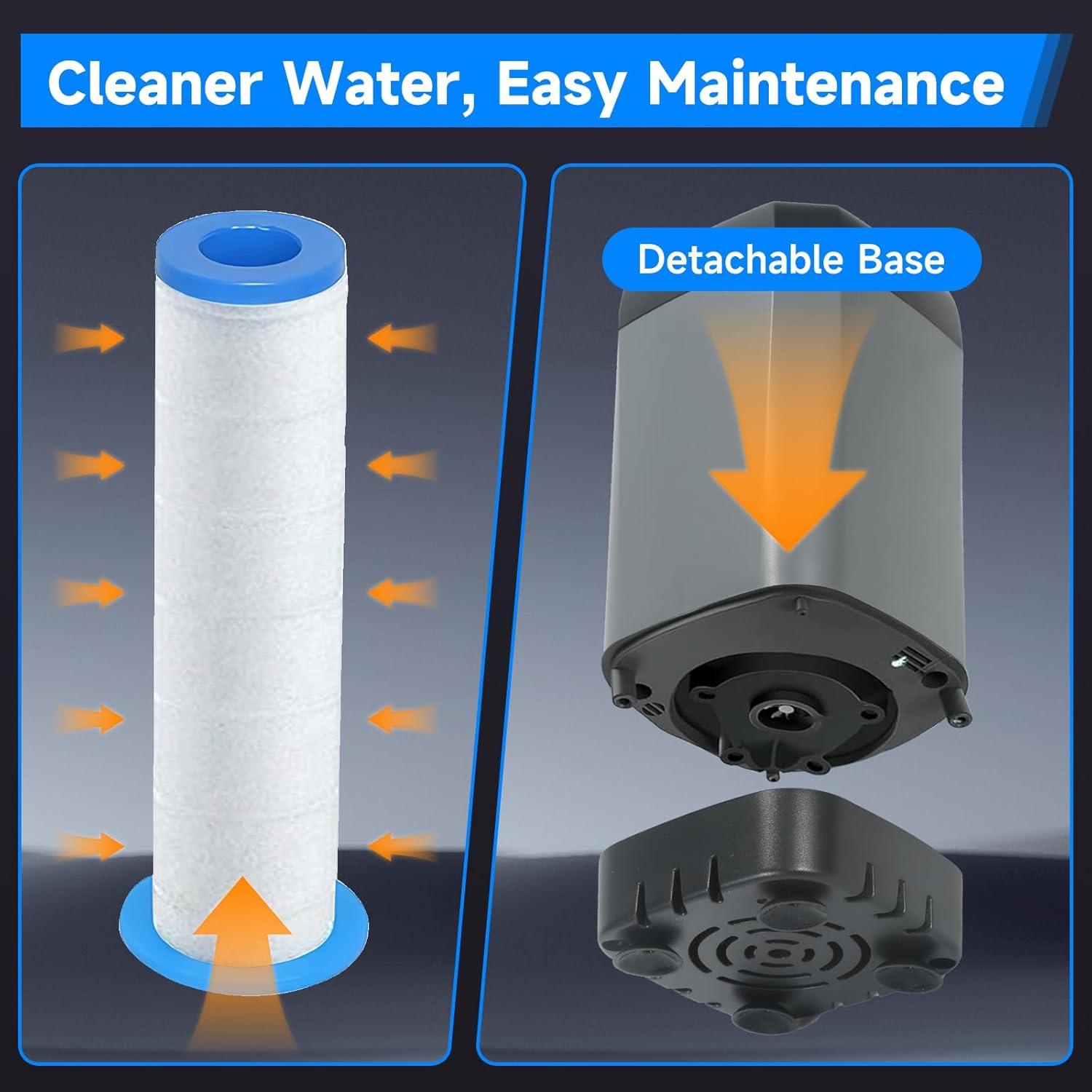 Ducha Portátil SIECCY 1500W con Calentador y Batería 6000mAh