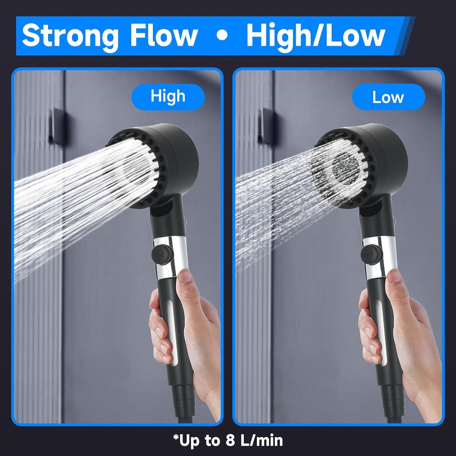 Ducha Portátil SIECCY 1500W con Calentador y Batería 6000mAh