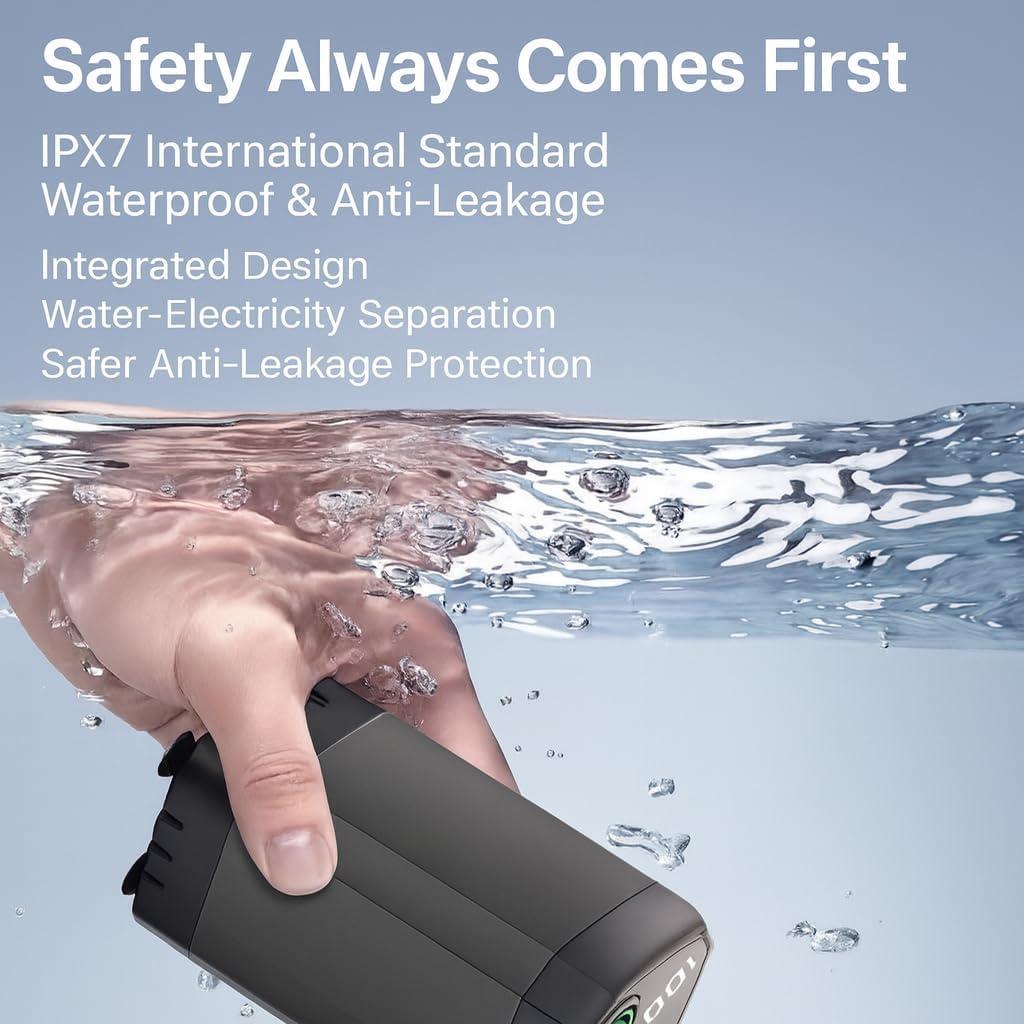 Ducha Portátil SIECCY 1500W con Calentador y Batería 6000mAh