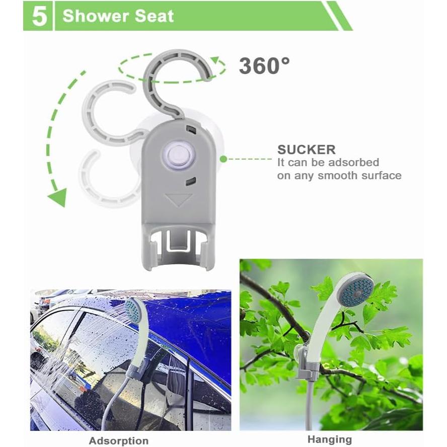 Ducha Portátil HONG XIN ZHI DA HXZD-2301 Recargable IPX8