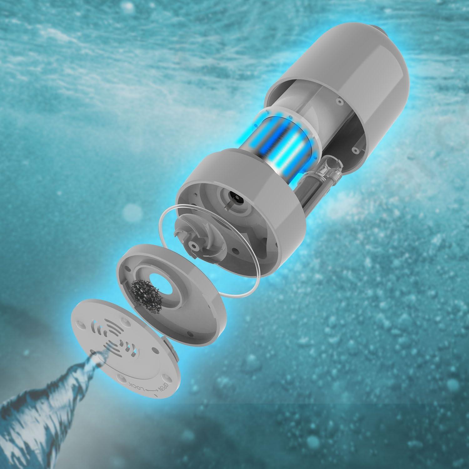 Ducha portátil Iron Hammer 12V alta presión USB-C camping