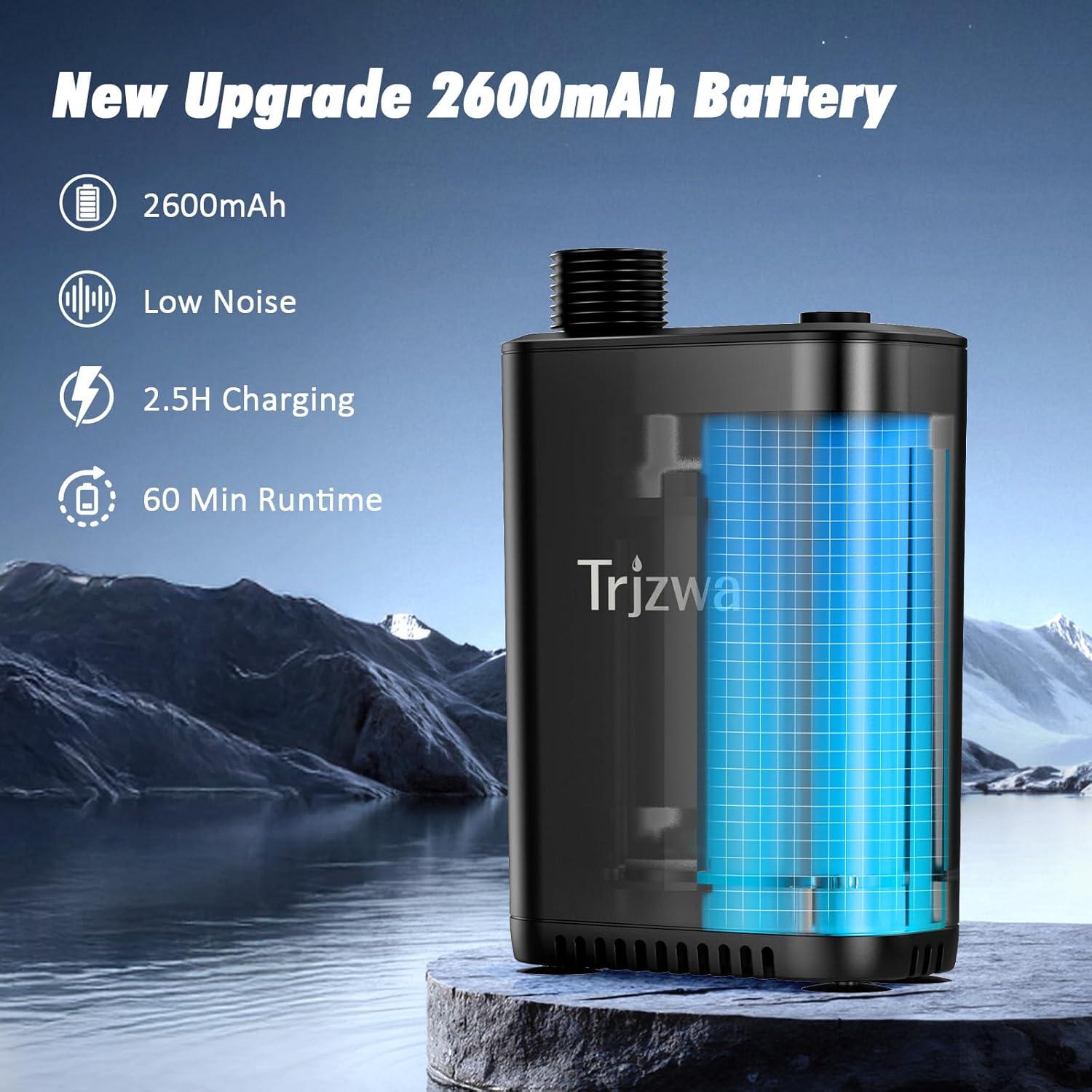 Ducha Portátil TRJZWA 2600mAh para Camping y Jardín