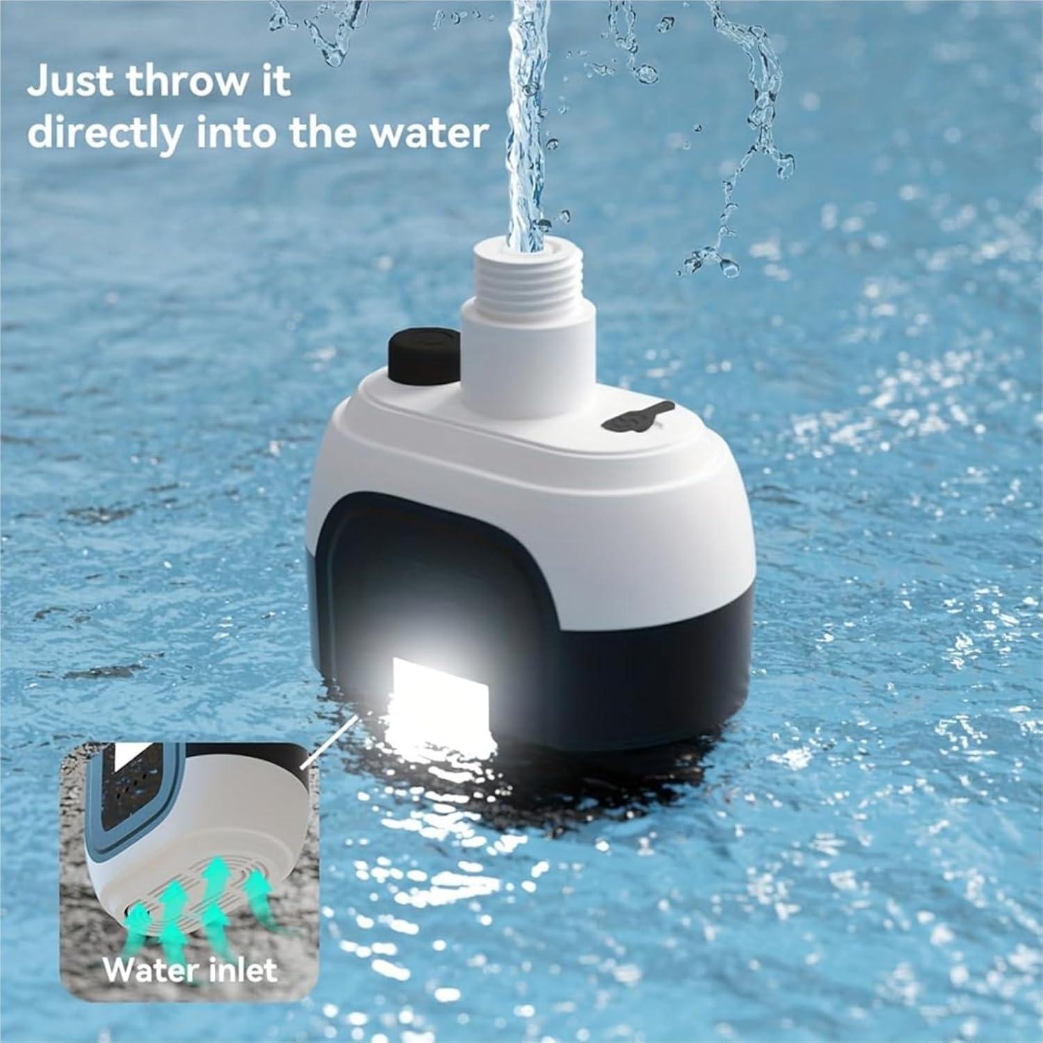 Ducha Portátil Recargable Genérico 2200mAh con Flujo Ajustable