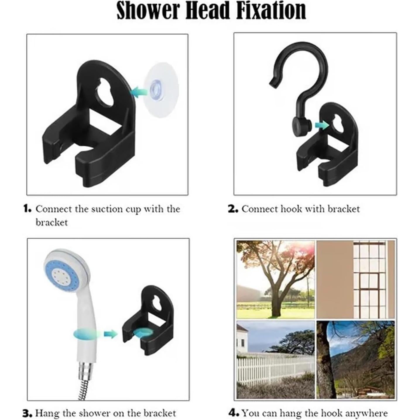 Ducha Portátil Recargable Genérico 2200mAh con Flujo Ajustable